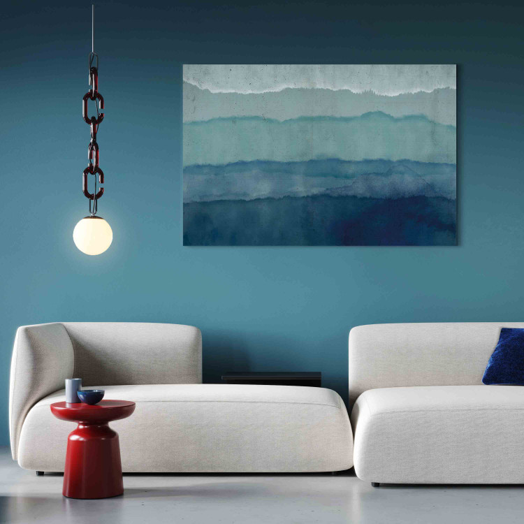 Wandbild Harmony of Waves - Nautical Abstraction With Blue Watercolors 151207 additionalImage 5
