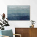 Wandbild Harmony of Waves - Nautical Abstraction With Blue Watercolors 151207 additionalThumb 9