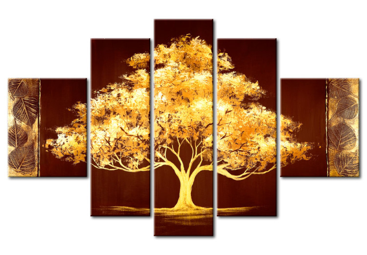 Wandbild Goldener Baum 49807