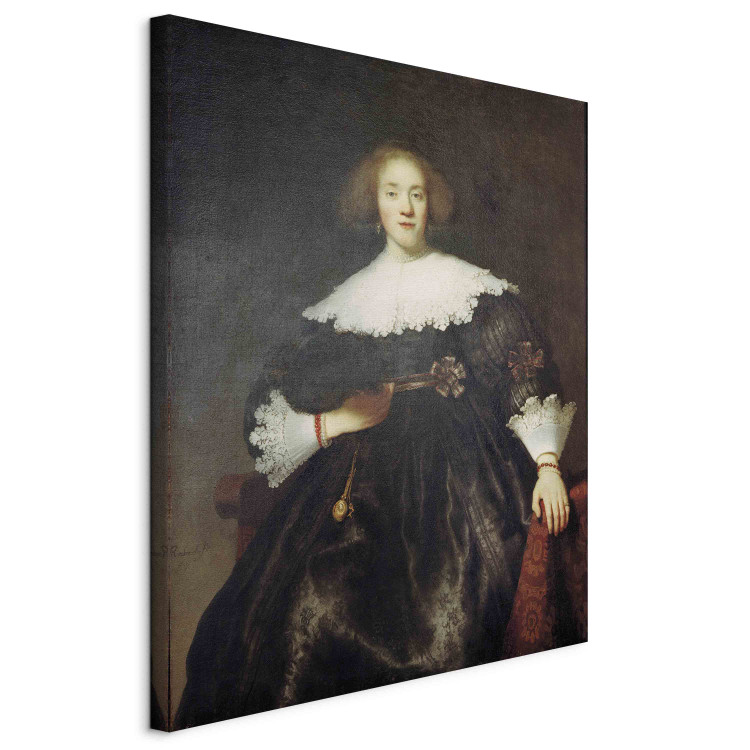 Kunstkopie Porträt einer Frau mit Fächer 154817 additionalImage 2
