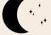 Leinwandbild Monochrome Minimalism - Girl Sleeping on a Cloud in the Moonlight 146127 additionalThumb 5