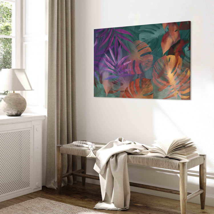 Bild Colorful Nature - A Composition of Energetic Palm Leaves and Monstera 151237 additionalImage 5