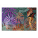 Bild Colorful Nature - A Composition of Energetic Palm Leaves and Monstera 151237