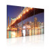 Bild auf Leinwand Leuchtende Brücke, Brooklyn - NY 58337 additionalThumb 2