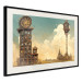 Wandposter Clocks in a Desert Town - Surreal Brown Composition 151147 additionalThumb 9
