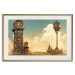 Wandposter Clocks in a Desert Town - Surreal Brown Composition 151147 additionalThumb 25