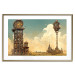 Wandposter Clocks in a Desert Town - Surreal Brown Composition 151147 additionalThumb 24