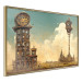 Wandposter Clocks in a Desert Town - Surreal Brown Composition 151147 additionalThumb 19