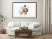 Wandposter The Family of Ducks - Cute Painted Animals and Plants on the Background With Splashes 145757 additionalThumb 16