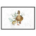 Wandposter The Family of Ducks - Cute Painted Animals and Plants on the Background With Splashes 145757 additionalThumb 24