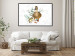 Wandposter The Family of Ducks - Cute Painted Animals and Plants on the Background With Splashes 145757 additionalThumb 15