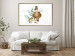 Wandposter The Family of Ducks - Cute Painted Animals and Plants on the Background With Splashes 145757 additionalThumb 17