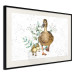 Wandposter The Family of Ducks - Cute Painted Animals and Plants on the Background With Splashes 145757 additionalThumb 9