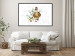 Wandposter The Family of Ducks - Cute Painted Animals and Plants on the Background With Splashes 145757 additionalThumb 13