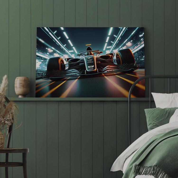 Leinwandbild Deadly Speed ​​- Formula 1 Car Racing to the Player’s Room 150657 additionalImage 9