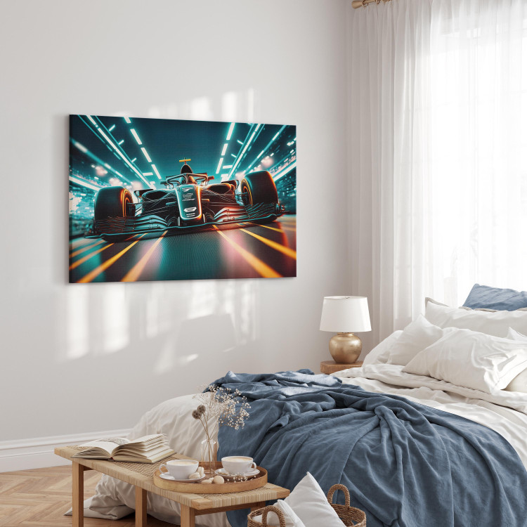 Leinwandbild Deadly Speed ​​- Formula 1 Car Racing to the Player’s Room 150657 additionalImage 10