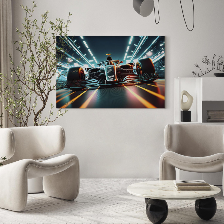 Leinwandbild Deadly Speed ​​- Formula 1 Car Racing to the Player’s Room 150657 additionalImage 11