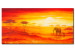 Leinwandbild Wüste im Sonnenuntergang  49457