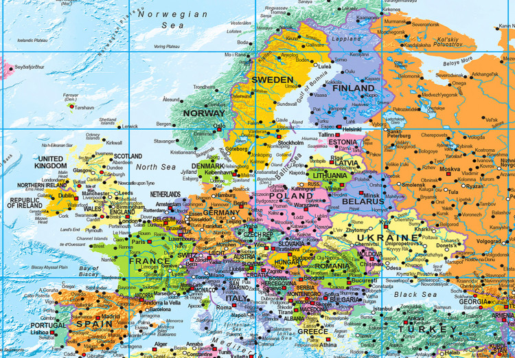 Pinnwand World: Colourful Map II [Cork Map] 98057 additionalImage 6