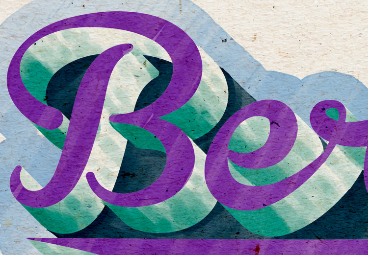 Wandbild Berliner Liebe - typografische bunte Schriftzüge auf deutsch 118767 additionalImage 4