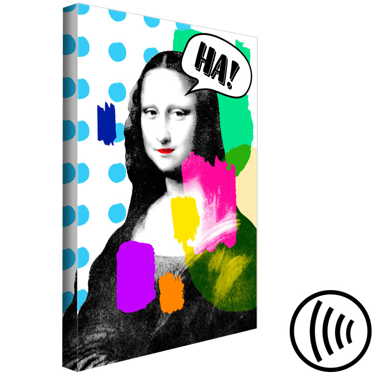 Wandbild Frau im Pop-Art (1-teilig) - Modernistisches Porträt der Mona Lisa 122377 additionalImage 6