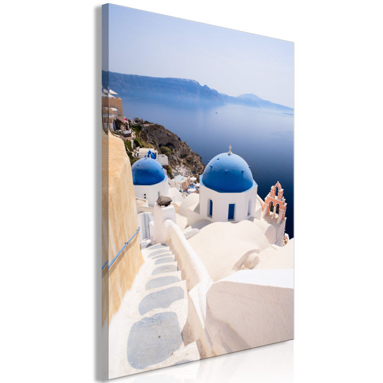 Wandbild Sonniges Santorini - Landschaft mit Meer und griechischer Architektur 136077 additionalImage 2