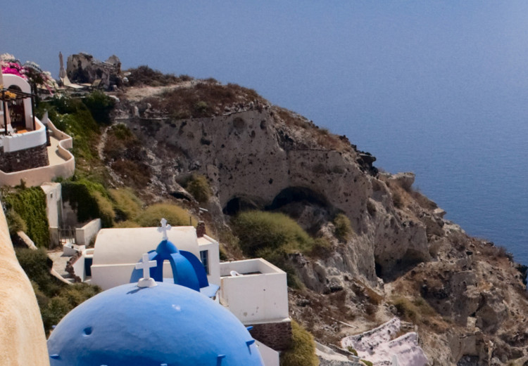 Wandbild Sonniges Santorini - Landschaft mit Meer und griechischer Architektur 136077 additionalImage 5