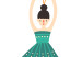 Wandposter Christmas Tree Toys - Ballerina and Toy Soldiers in Festive Colors 149087 additionalThumb 14