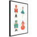 Wandposter Christmas Tree Toys - Ballerina and Toy Soldiers in Festive Colors 149087 additionalThumb 11