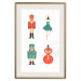 Wandposter Christmas Tree Toys - Ballerina and Toy Soldiers in Festive Colors 149087 additionalThumb 24
