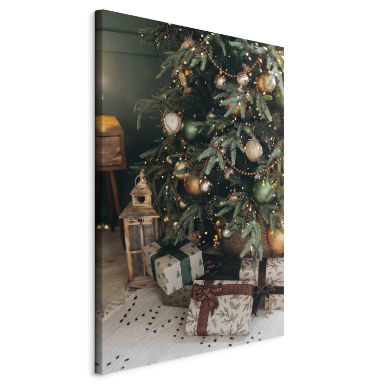 Wandbild Christmas Time - Wrapped Gifts Arranged Under a Decorated Tree 151687 additionalImage 2