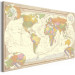 Wandbild Cream World Map 106797 additionalThumb 2