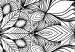 Leinwandbild Monochrome Mandala (1 Part) Vertical 122297 additionalThumb 5