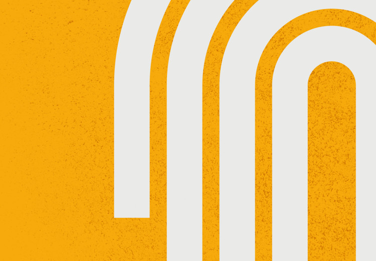 Wandbild Grafikportal – ein minimalistisches, modisches Muster auf orangem Hintergrund aus der Nordic Power Kollektion 135608 additionalImage 5