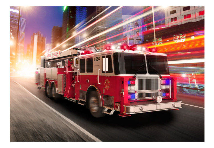 Fototapete Fire truck 61128 additionalImage 1