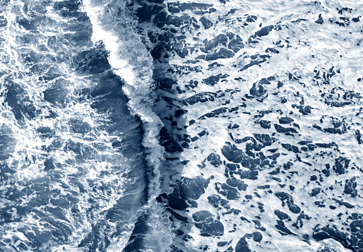 Leinwandbild Kraft des Meeres - Wellen am Sandstrand aus der Vogelperspektive 117238 additionalImage 5