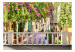 Fototapete Italien - Landschaft mit toskanischer Straße und bunten Blumen 127138 additionalThumb 1