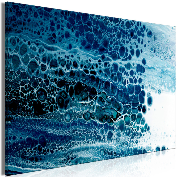 Wandbild Cold Abstraction - Natural Structure in Blue Colors 149848 additionalImage 2