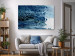 Wandbild Cold Abstraction - Natural Structure in Blue Colors 149848 additionalThumb 3