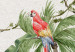 Wandbild XXL Exotic Landscape - Jungle With Animals and Exotic Birds [Large Format] 151248 additionalThumb 4