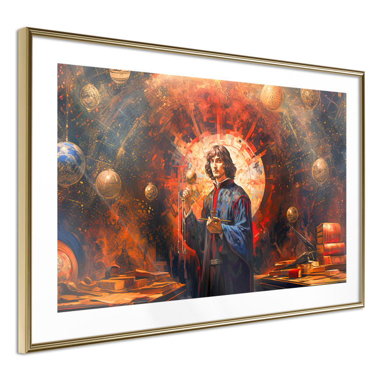 Wandposter A Great Discovery of a Great Man - Copernicus on an Abstract Background 151548 additionalImage 11