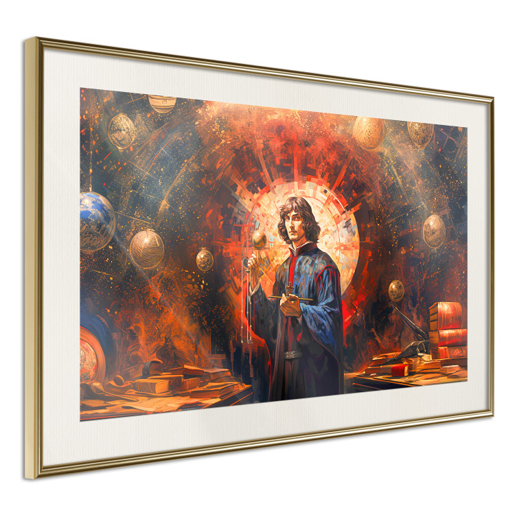 Wandposter A Great Discovery of a Great Man - Copernicus on an Abstract Background 151548 additionalImage 7
