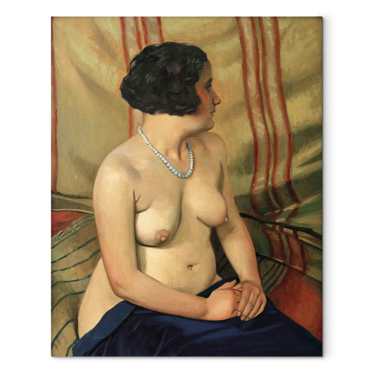 Wandbild Femme au collier bleu (Frau mit blauer Halskette) 154548