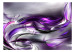 Vlies Fototapete Abstraktion - Design mit lila-rosa Wellen mit Glanz 61358 additionalThumb 1