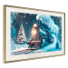 Poster Christmas Locomotive - A Train Traveling Through a Snowy Forest at Night 151868 additionalThumb 10