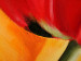 Leinwandbild Frische Tulpen (1-tlg.) - bunte Blumen grüner Hintergrund 48668 additionalThumb 4