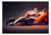 Fototapete Fiery Racer - A Flaming Formula 1 Car Inspired by Video Games 150678 additionalThumb 1
