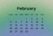 Poster Calendar 2024 - Calendar on a Circular Gradient Background 151888 additionalThumb 5