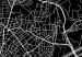 Leinwandbild Schwarzer Stadtplan von Frankfurt – schwarz-weißer Stadtplan mit Inschriften auf Englisch 118098 additionalThumb 5
