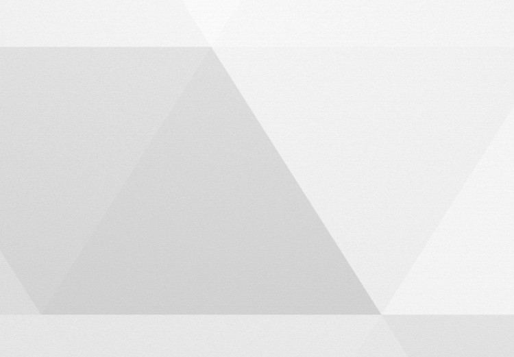 Fototapete Harmonie der Dreiecke - Illusion von grauen und weißen Elementen 95898 additionalImage 4